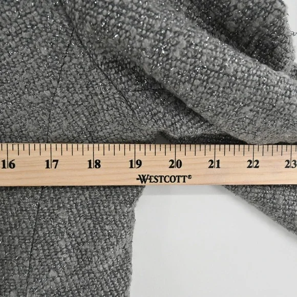Vtg Kasper Womens Tweed Blazer Size 6‎ Gray Wool Metallic Career Business Jacket - Picture 3 of 13